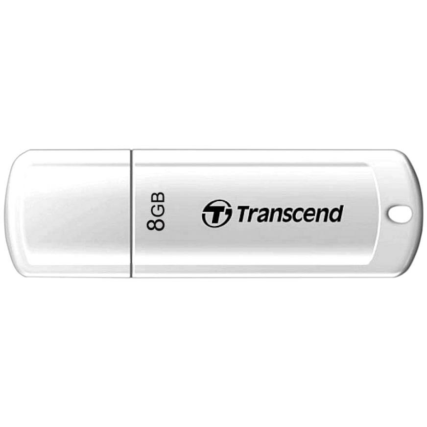 Флэш-накопитель USB 8Gb "Transcend" Jetflash 370 (белый)