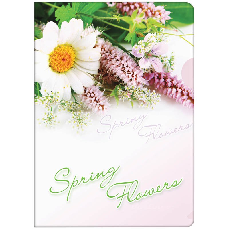 Папка-уголок А4 180мкм "Berlingo - Spring Flowers"